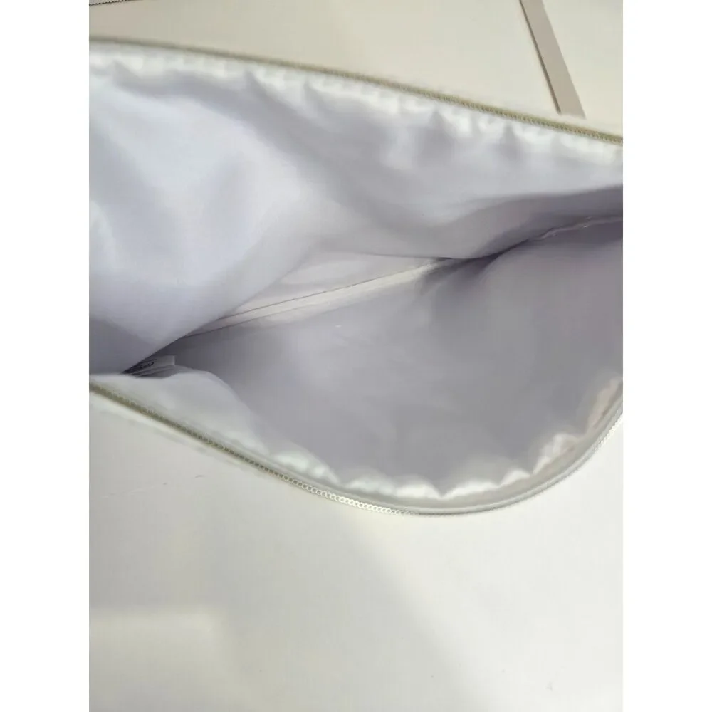 Dior Beauty White Floral Embroidered Makeup Clutch Pouch | New with Box